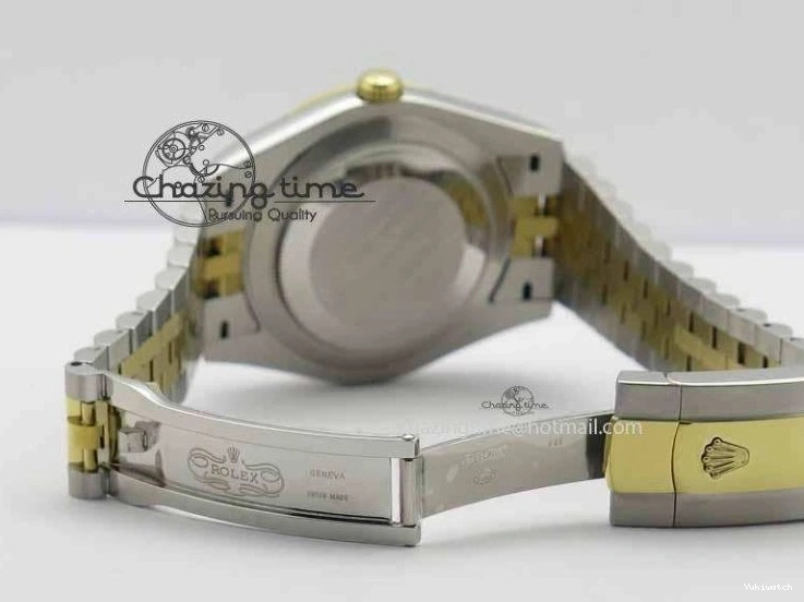 Roman YG Maker Black On Bracelet Edition A2813 BP Best 41mm DateJust SS Jubilee Dial II 0521